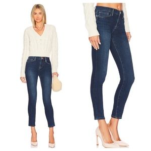 FRAME Le Skinny De Jeanne Mid Rise Jeans in Orleana